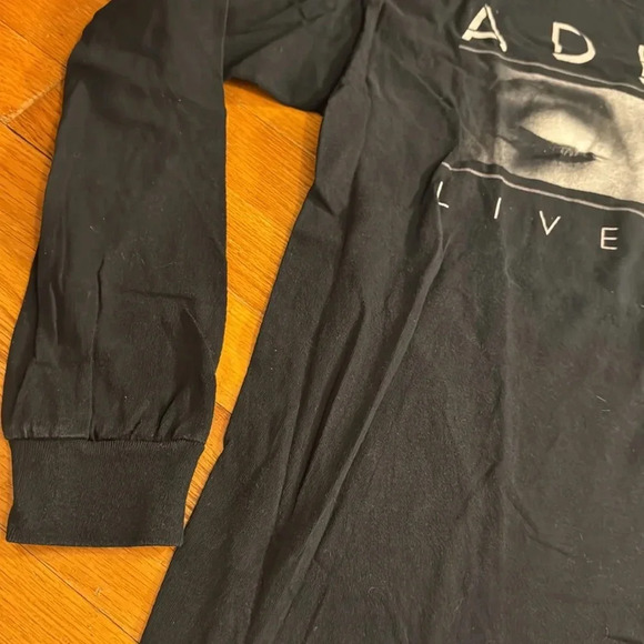 2016 ADELE black long sleeve concert tour T-shirt unisex large - Picture 3 of 7